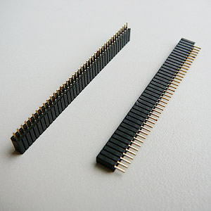 12702WFS-X-X-X 1.27 mm Single Row Straight Angle Headers