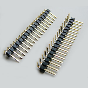 25409WMR1-X-X-X 2.54 mm Single Row Right Angle Pin Headers